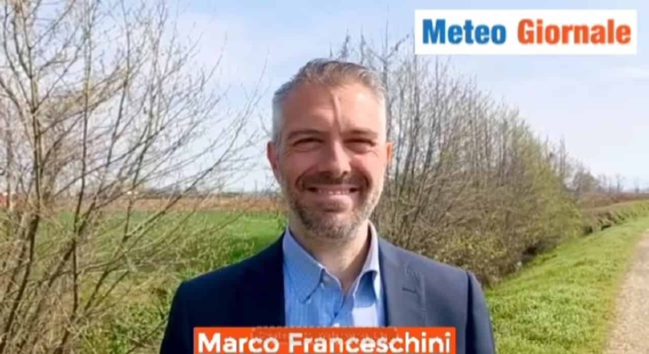 Meteo: piogge primaverili e crollo termico in arrivo