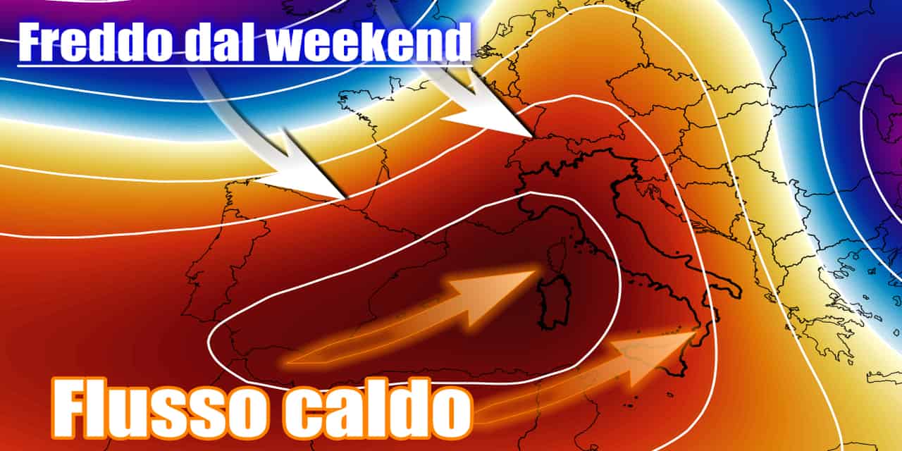 Meteo: bolla di caldo africano prima del freddo dall’Artico