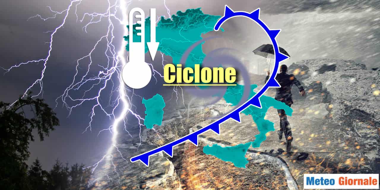 Meteo: arriva un ciclone la prossima settimana, Italia verso un ribaltone?