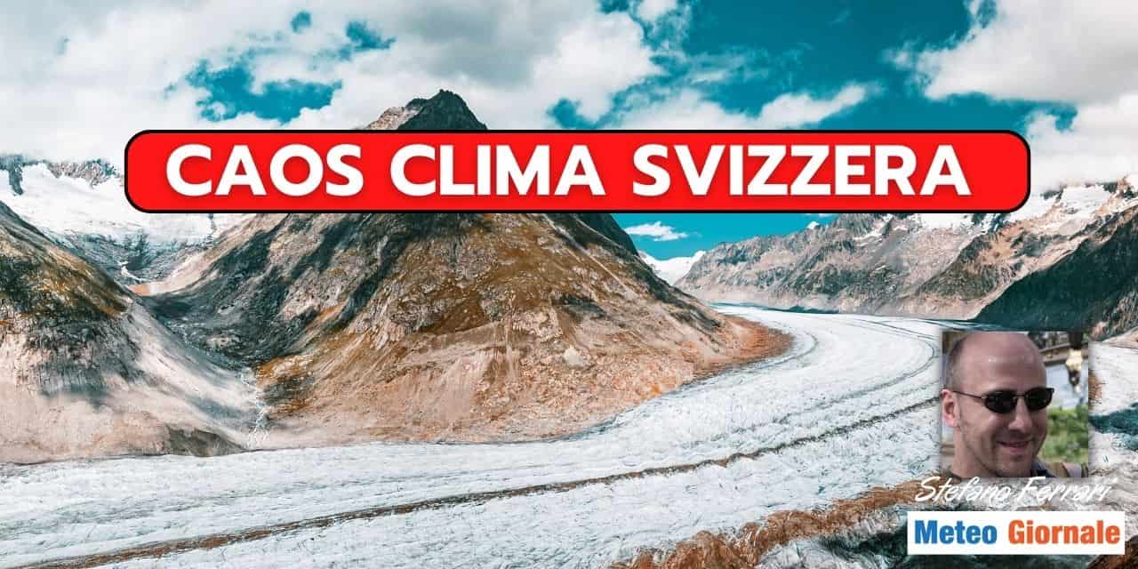 METEO: clima sempre più caldo ed estremo in Svizzera