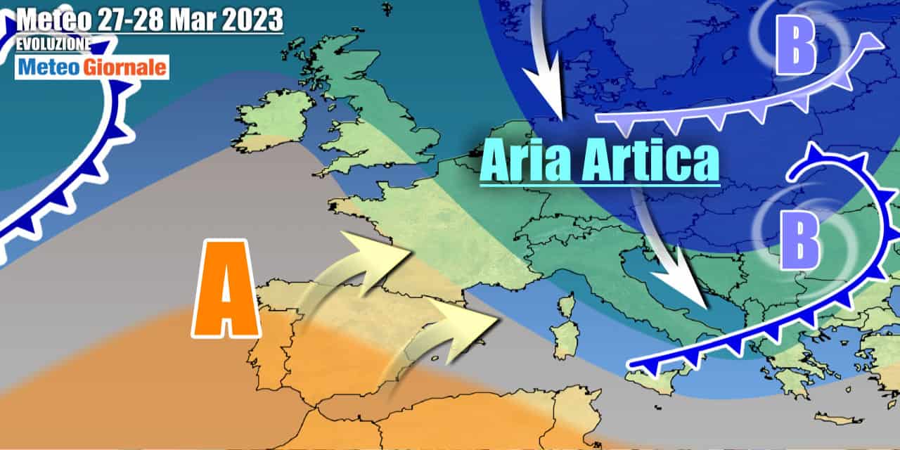 Meteo Italia: stop anticiclone, arrivano pioggia, freddo, neve. Poi novità