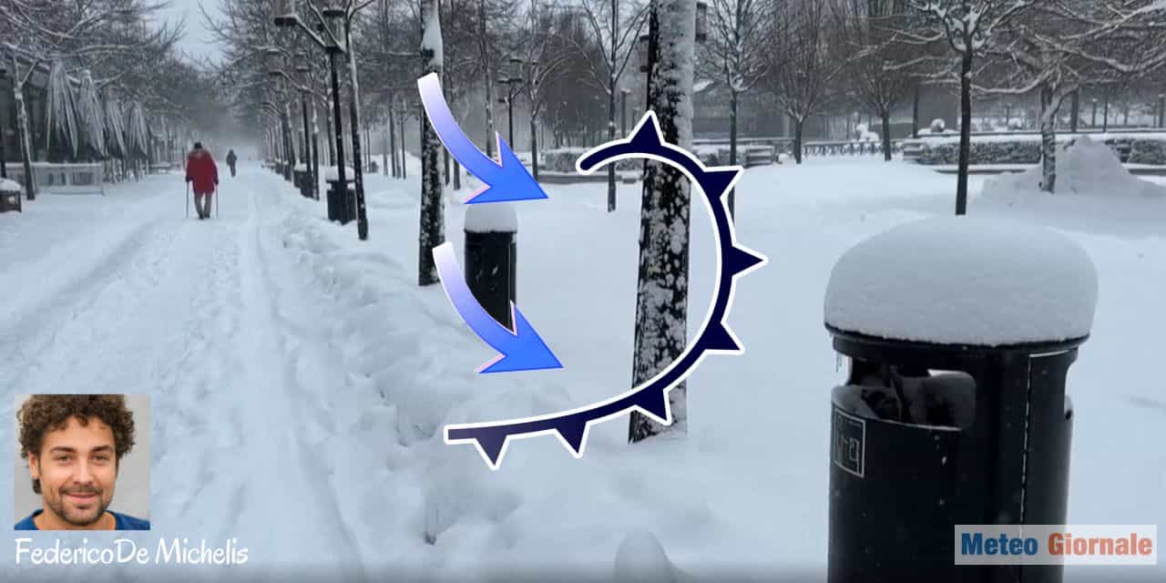 Meteo Marzo, quando si fa sul serio con il Vortice Polare scende la neve. Video