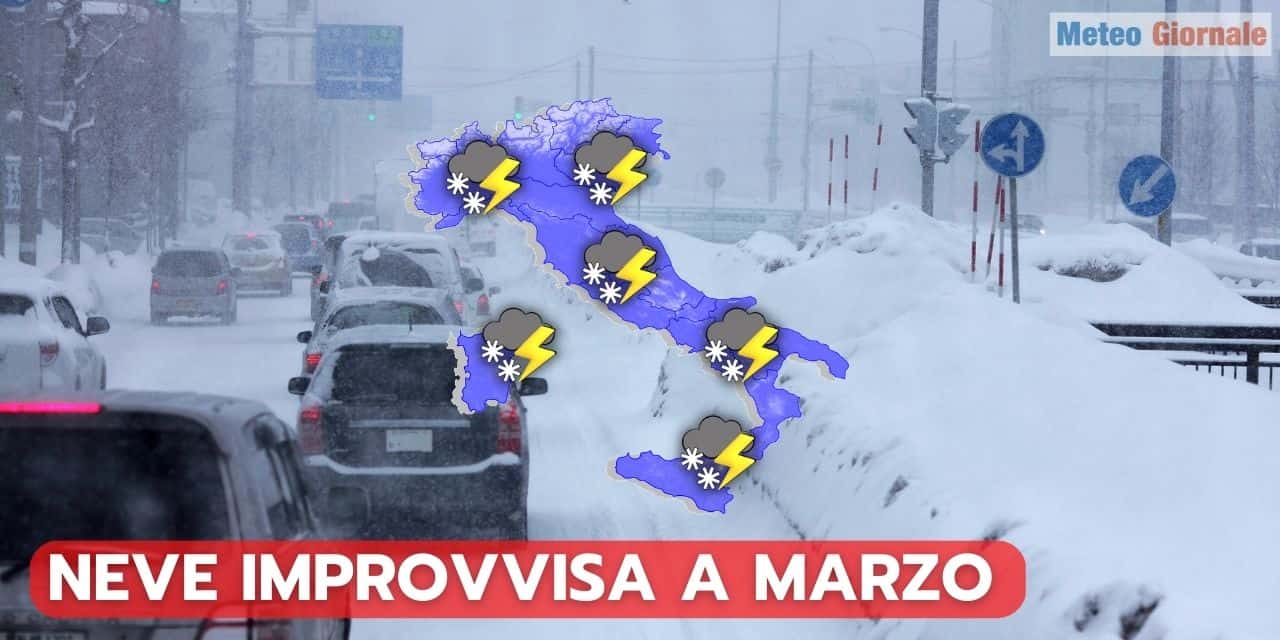 Meteo con gelo e neve a Marzo, le possibilità