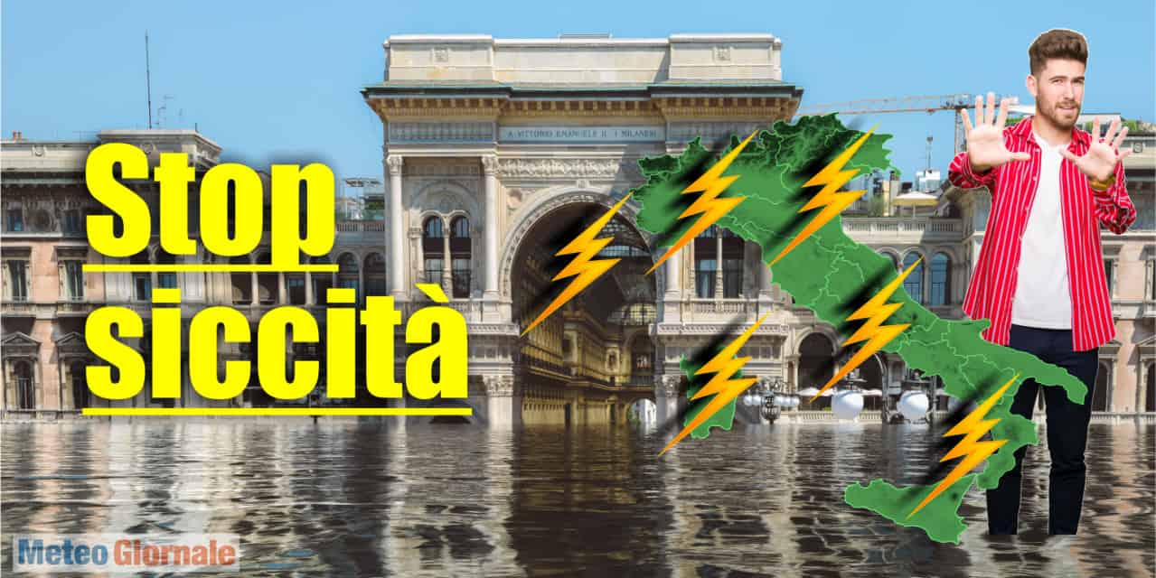 Stop alla siccità: l’Italia potrebbe finalmente vedere piogge abbondanti. Picco d’Estate