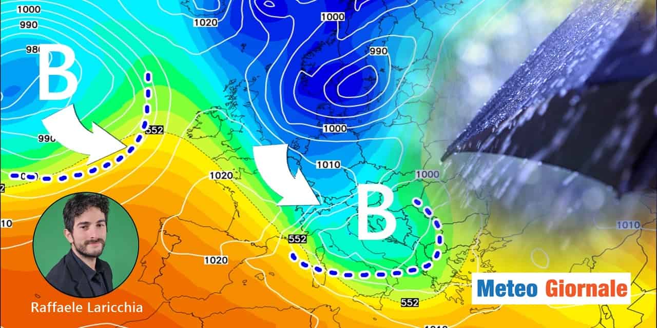 Meteo: doppia perturbazione la prossima settimana, la pioggia c'è!