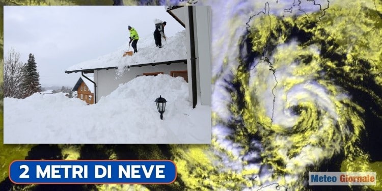METEO: Ciclone Giselle lascia le Baleari. Caduti 250 cm di Neve