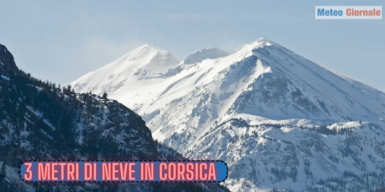 METEO: grandi nevicate in Corsica. Caldo in Libia, India e Giappone. Altre dalla Francia