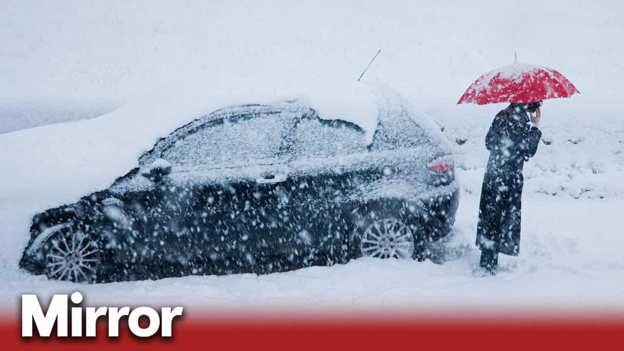 Meteo: Inghilterra sotto tormente di neve. Video