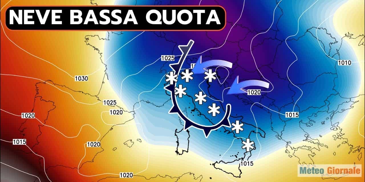 Nei primi di Aprile il primo evento meteo di vero Inverno: neve e colpo di coda invernale