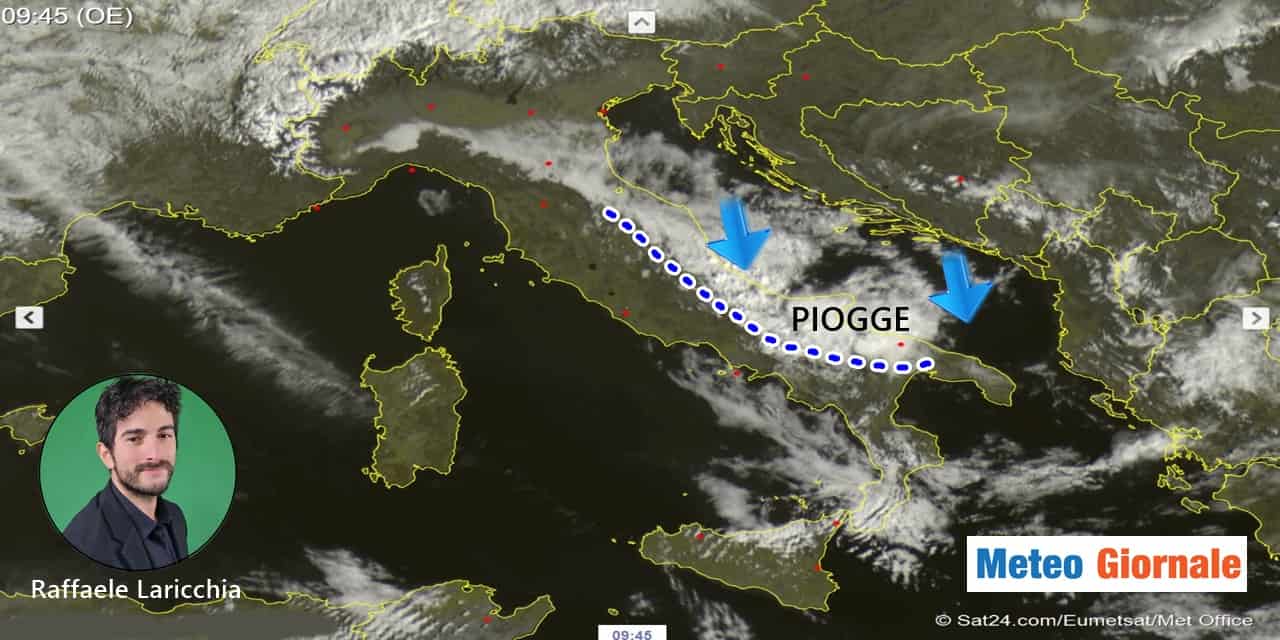 Meteo, le piogge all'improvviso in questa domenica