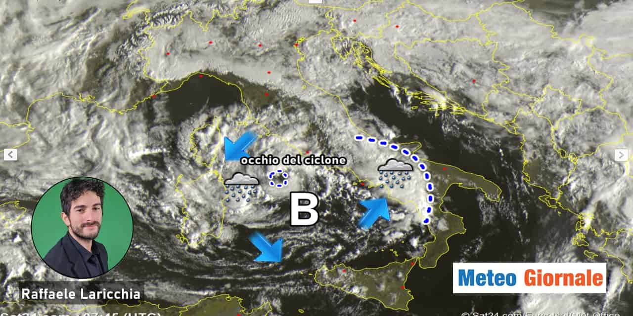 Meteo, l'occhio del ciclone Juliette prende forma, ancora maltempo!