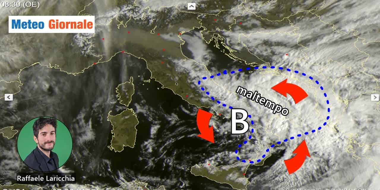 Meteo, la depressione col maltempo nel primo giorno di Primavera
