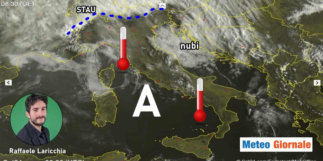 Meteo: temperature di nuovo verso l’alto, ecco il tempo che ci aspetta