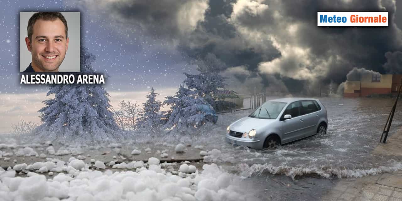 METEO violento, il freddo è pericoloso