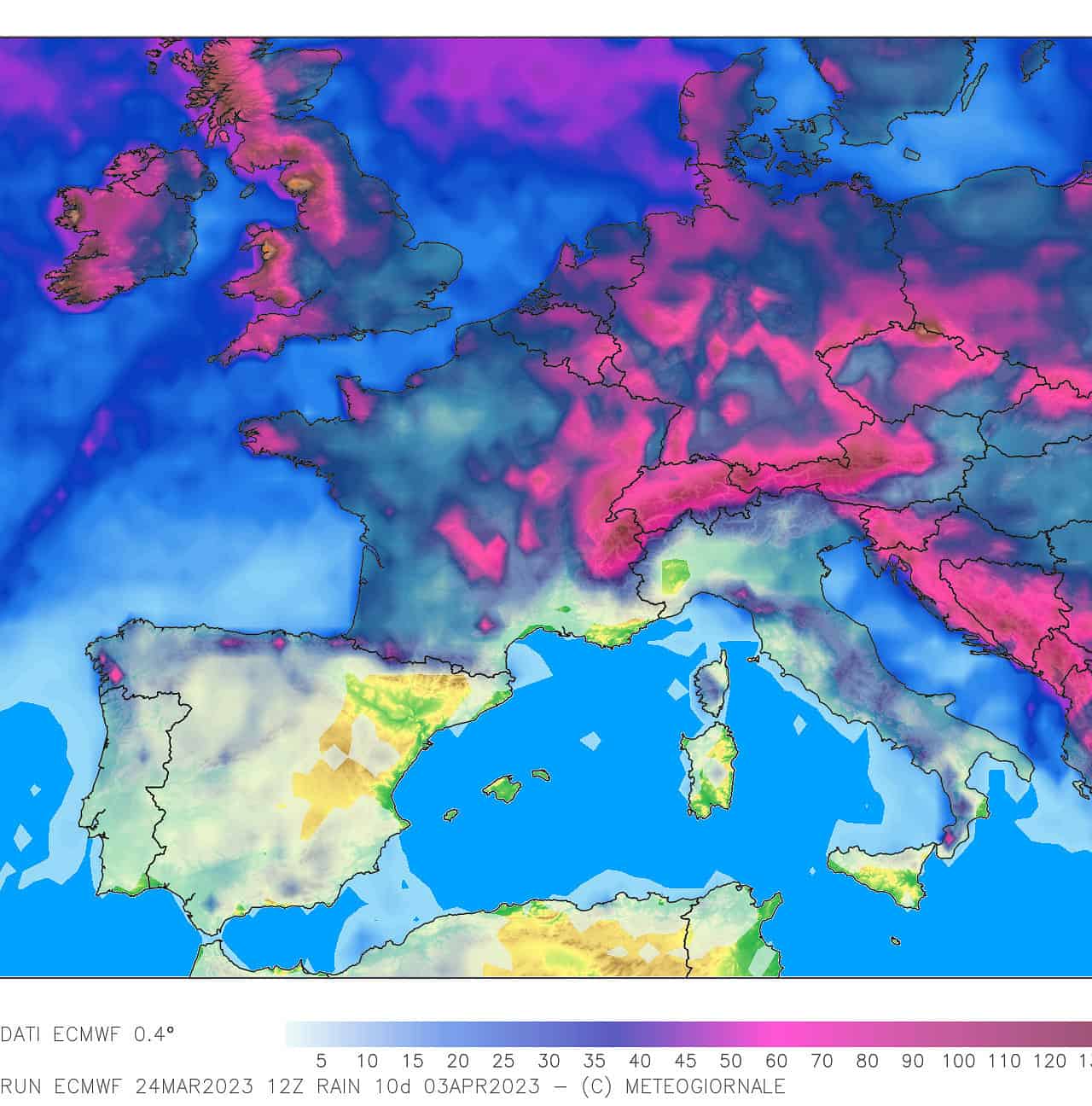 Meteo: siccità, peggiorano le previsioni a 10 giorni
