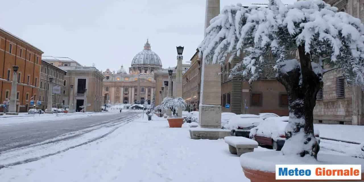 Meteo: la neve su Roma a Marzo può cadere, vediamo perché