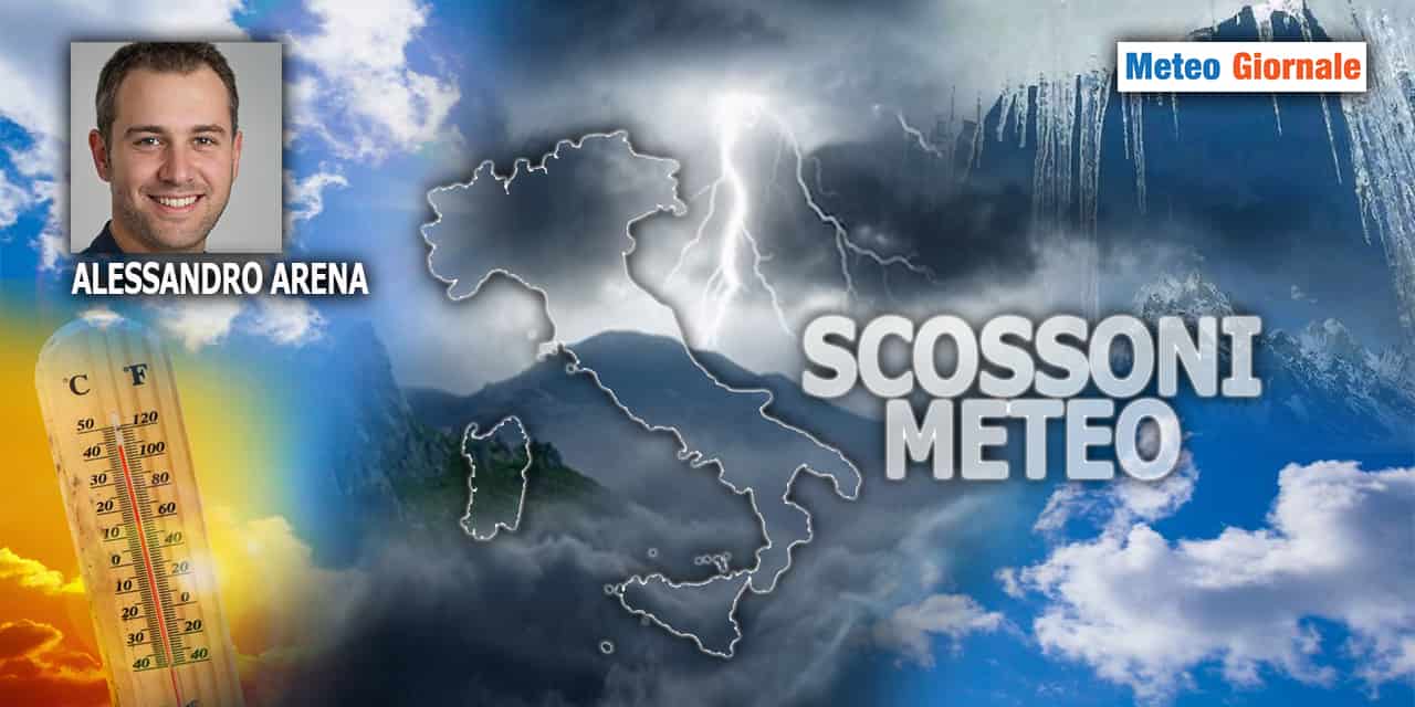 Scossoni METEO di questo tipo non si vedevano da tempo