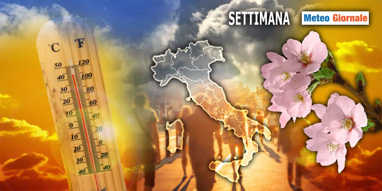 Meteo: Settimana primaverile, su tutti i fronti