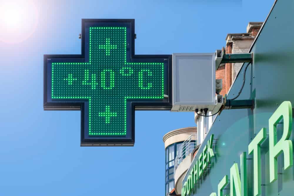 Mete con grande caldo su Africa nord occidentale