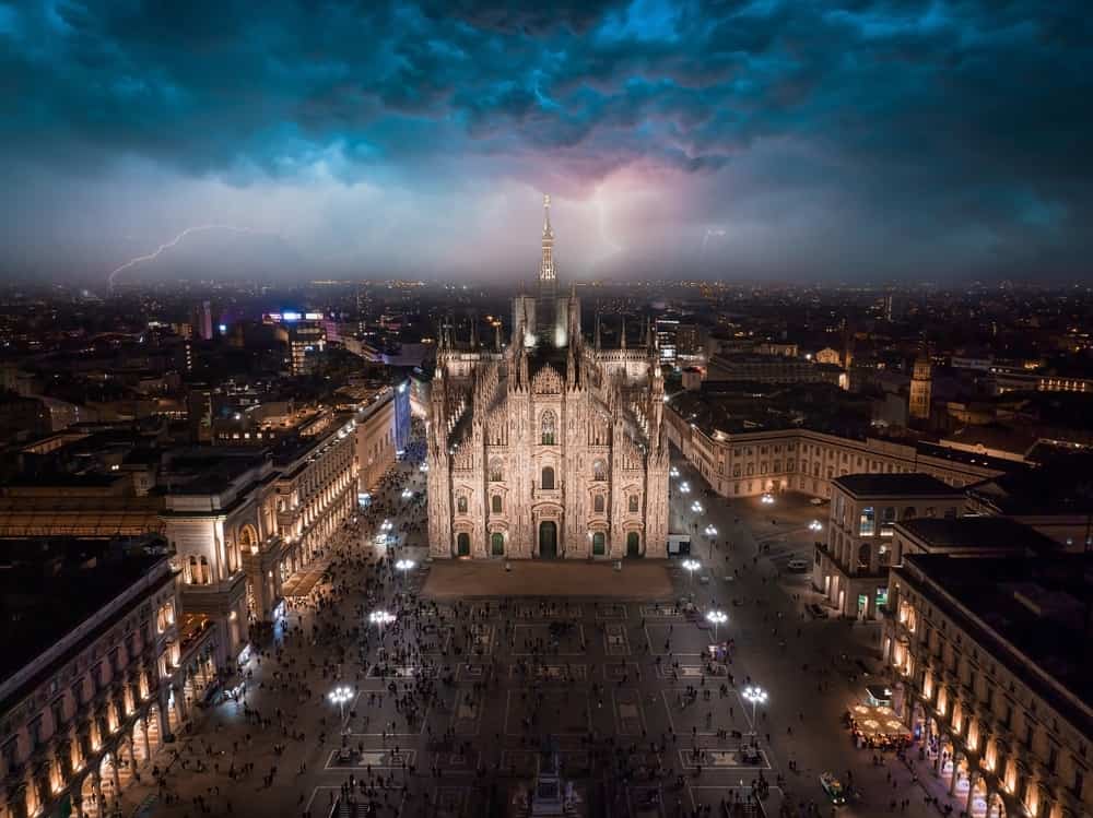 Meteo Milano, rischio temporale nella notte