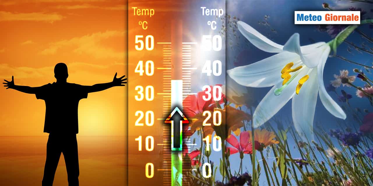 Meteo: Temperature Boom! Sembrerà di essere a fine Primavera