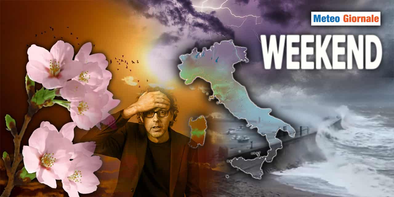 Meteo: WEEKEND, occhio a Temporali e Grandine