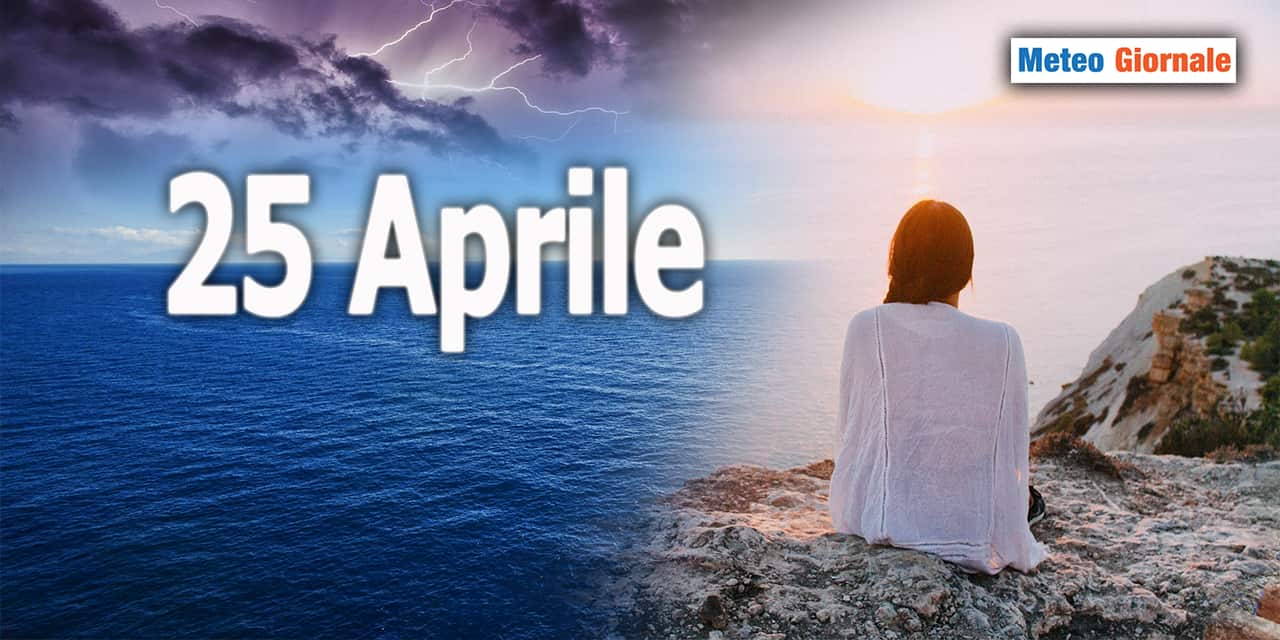 Meteo per il ponte del 25 APRILE così così