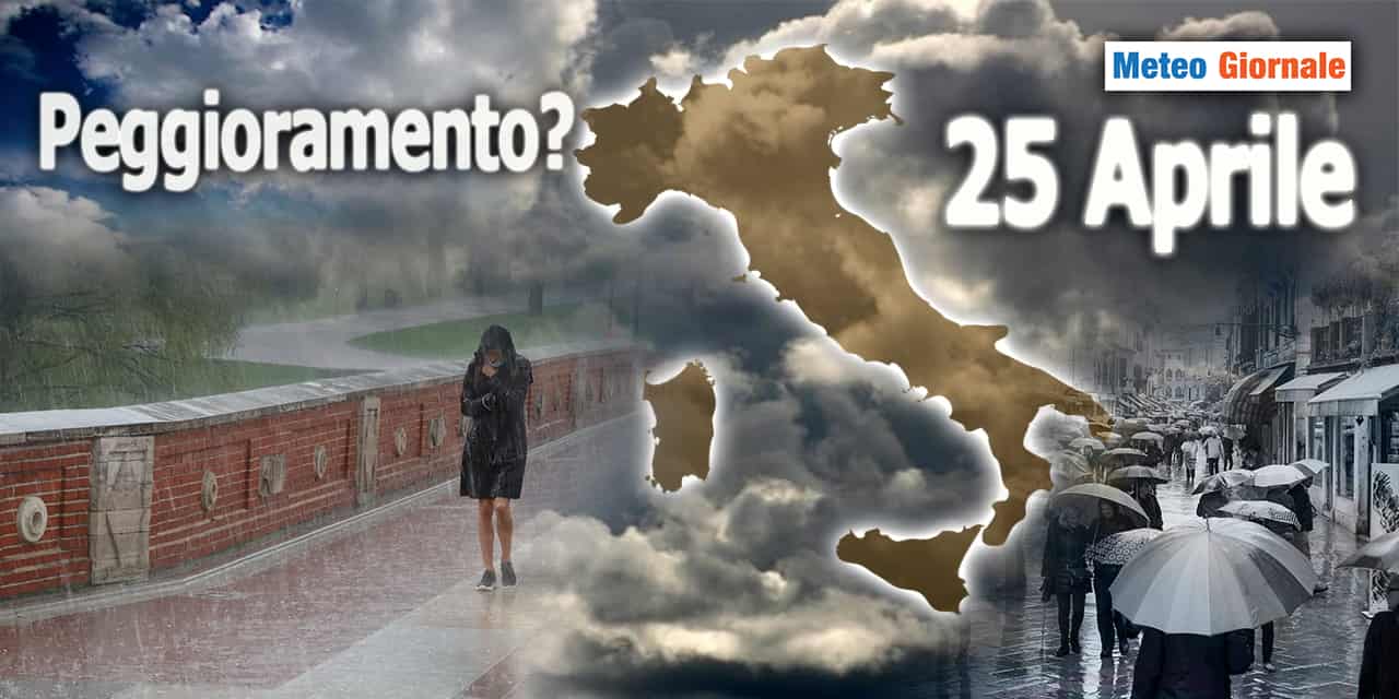 Meteo del ponte del 25 APRILE, le ultimissime novità