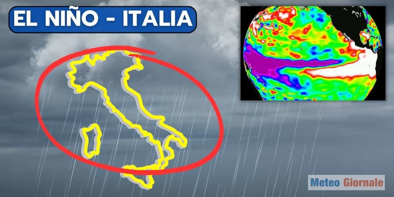 Cosa è El Niño e la sua influenza meteo sull’Italia. Ma davvero porta forti piogge?