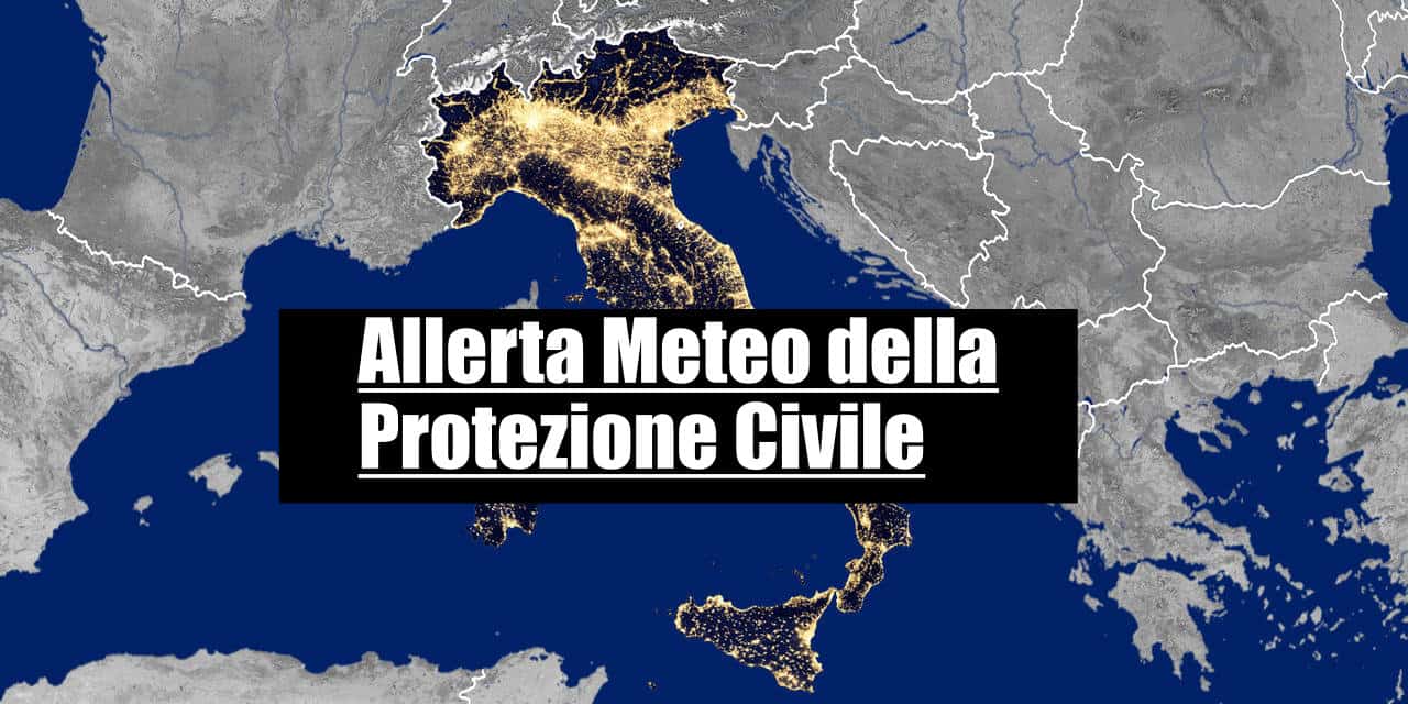Allerta Meteo Protezione Civile per la giornata di Pasqua