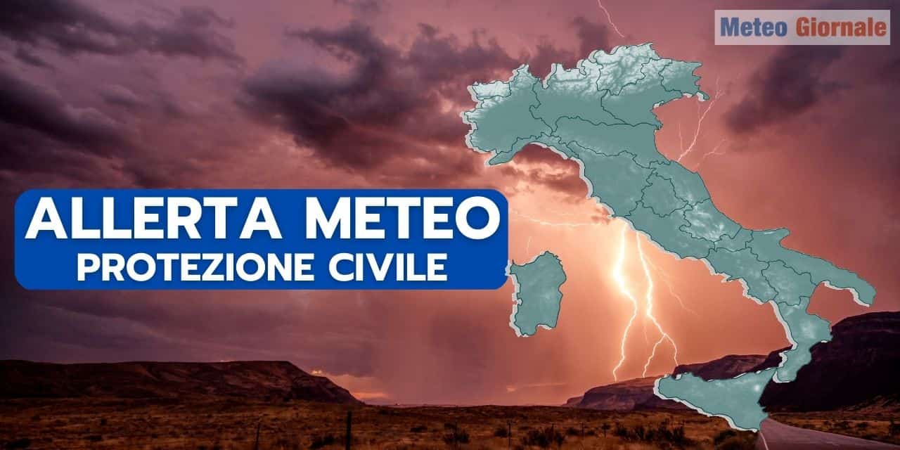 Allerta Meteo: pesante Avviso della Protezione Civile con anche rischio Grandine su 11 regioni