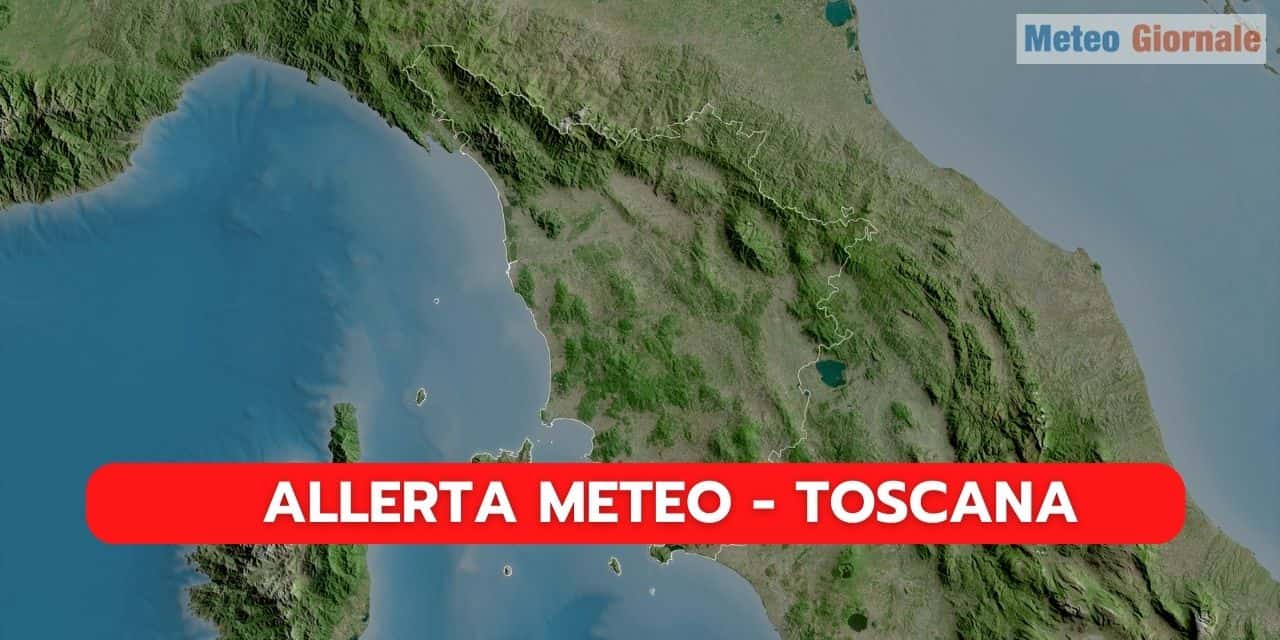 Allerta Meteo Toscana per Martedì 4 Aprile