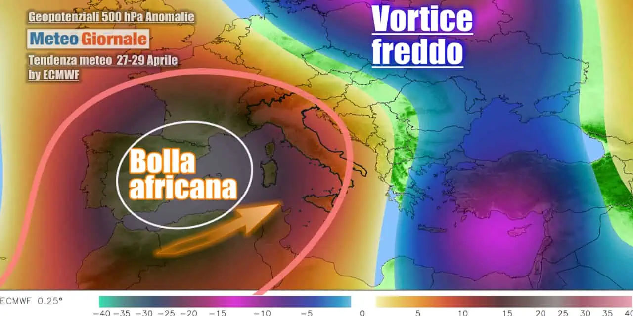 Anticiclone caldo in vista