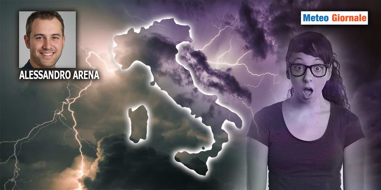 Boom di TEMPORALI, il meteo prepara l'assalto