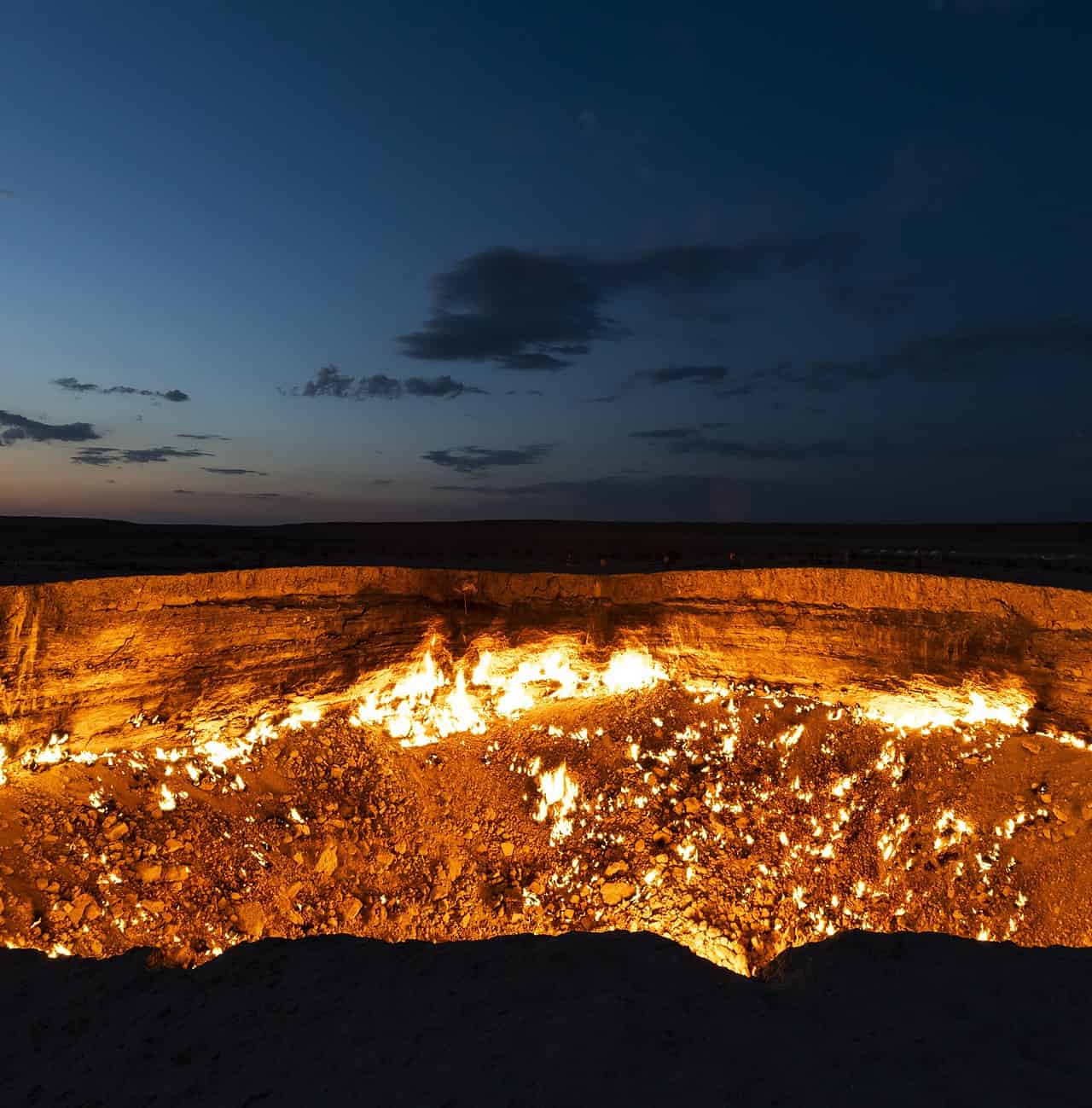 La porta dell'Inferno. Dove il gas brucia da decenni! Un pericolo per il clima?