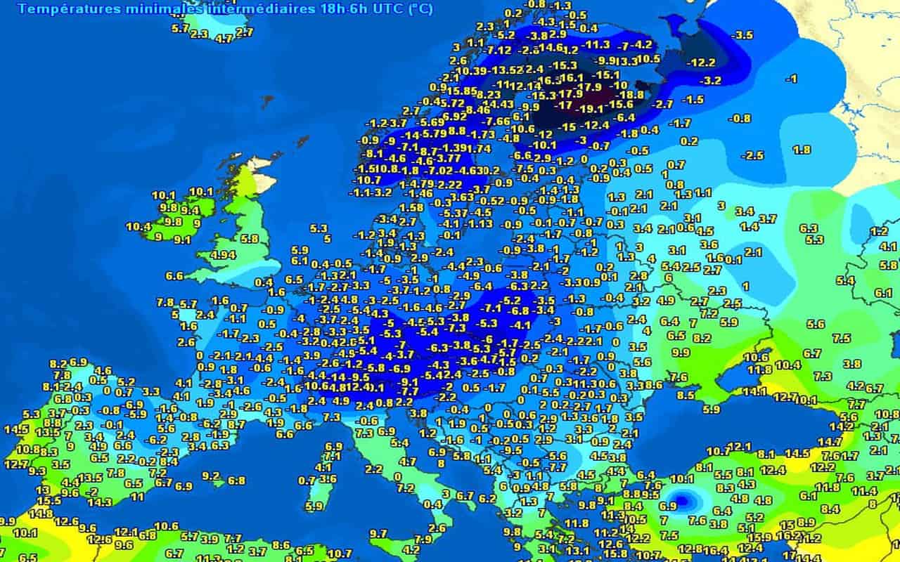 Gelo nel cuore dell'Europa