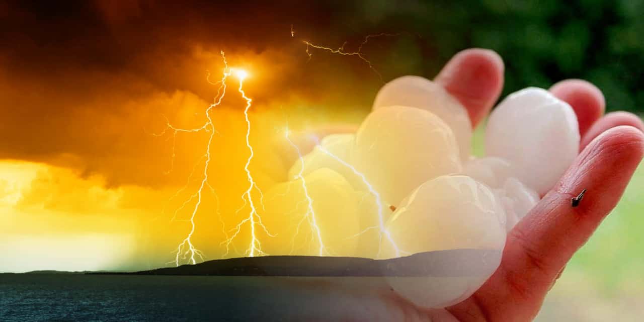 Meteo inclemente: rischio grandine in arrivo, ecco le aree coinvolte