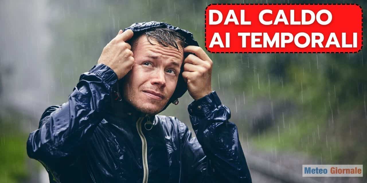 Meteo prossime due settimane turbolente, con molta pioggia