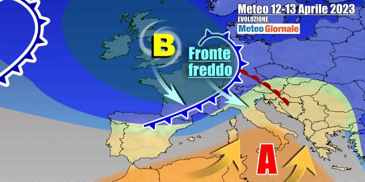 Breve anticiclone africano, ma seguirà un fronte freddo