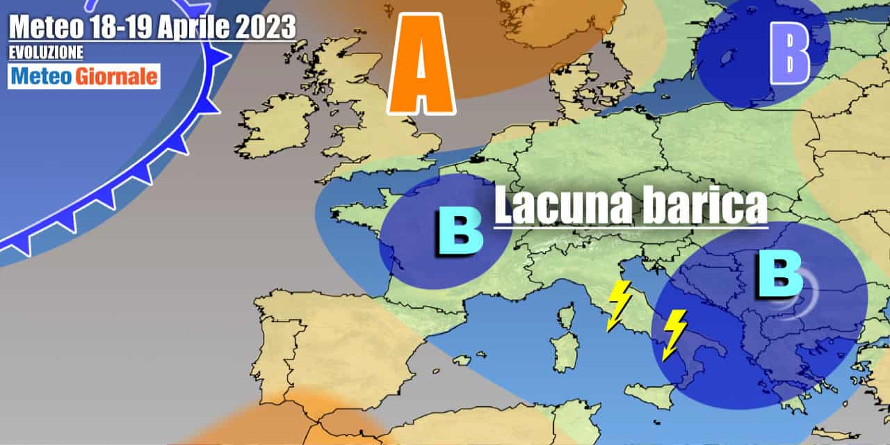 Meteo Italia: nuova settimana nel segno dei temporali poi cambio scenario