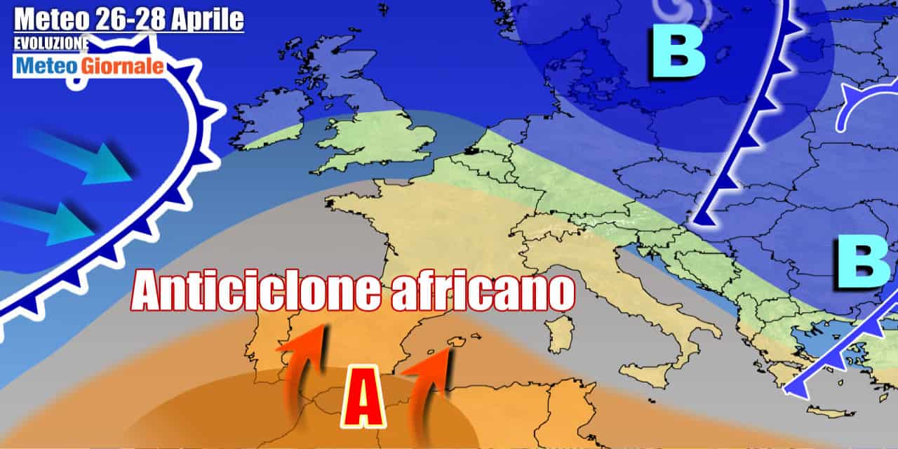 Meteo Italia: dopo i temporali, arriva l’anticiclone africano ma poi novità