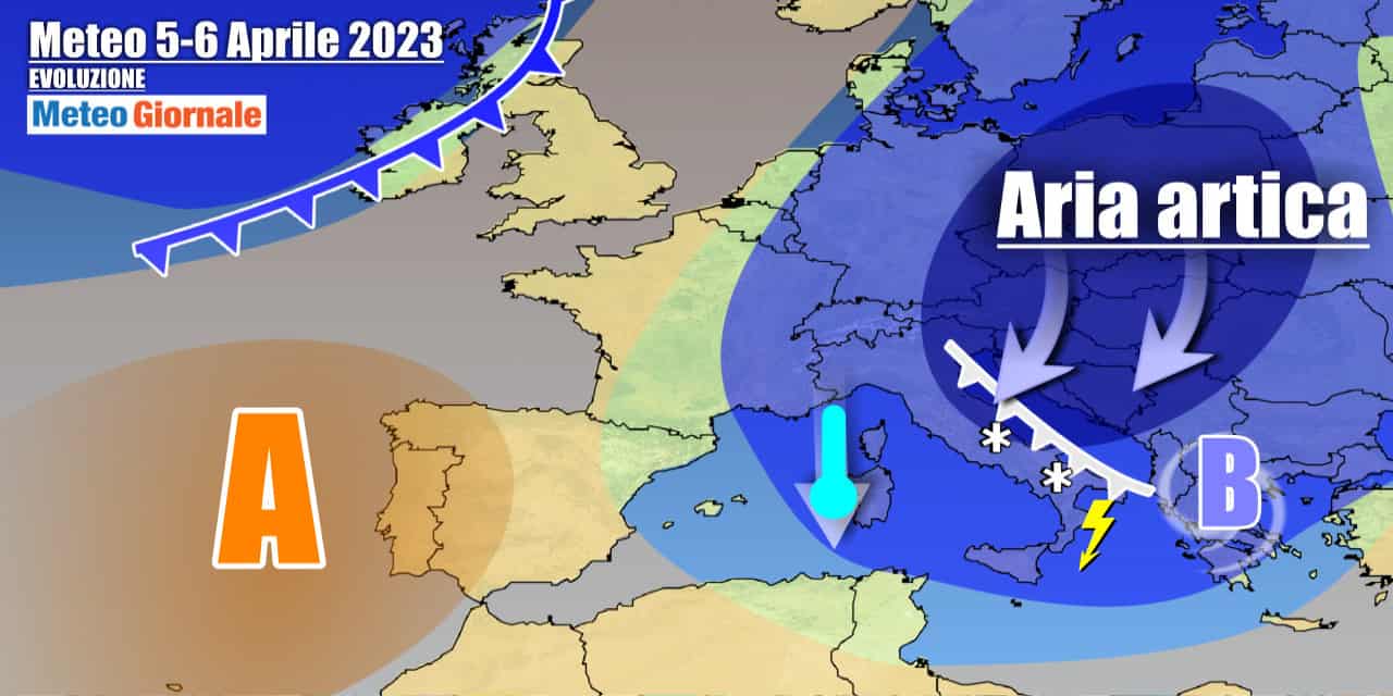 Meteo Italia: colpo di coda dell’Inverno, freddo e neve con novità a Pasqua, le previsioni