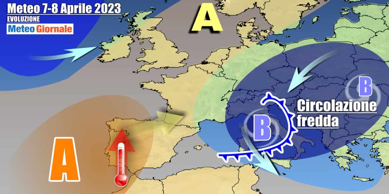 Meteo Italia: ancora freddo, Pasqua e Pasquetta con temporali, vediamo dove