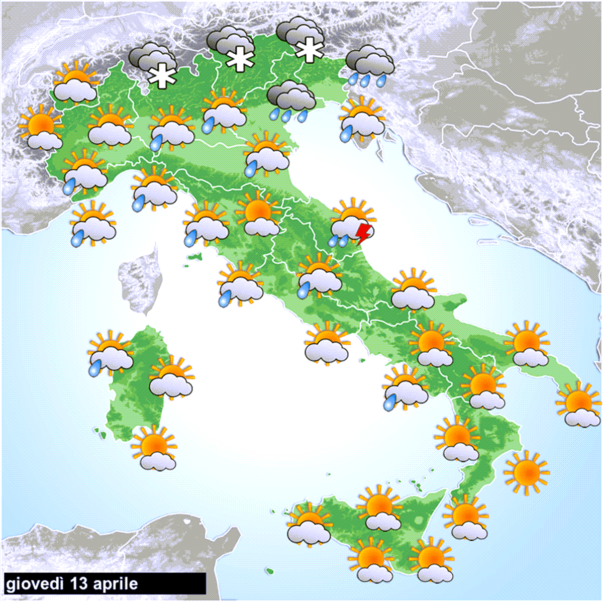 Meteo domani, perturbato: Previsioni dettagliate sul tempo e condizioni atmosferiche