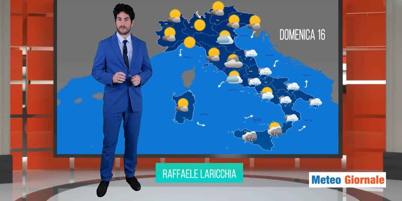 Meteo domani, la settimana termina col MALTEMPO su mezza Italia