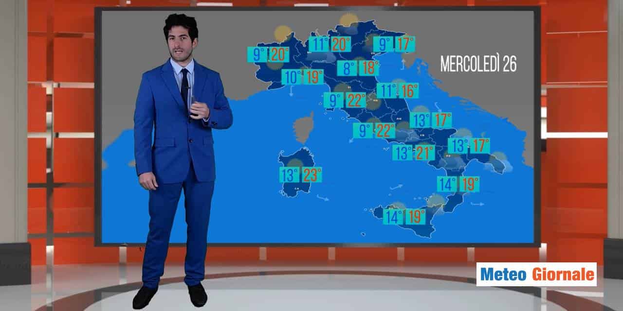 Meteo domani: improvviso cambiamento su tutta Italia!