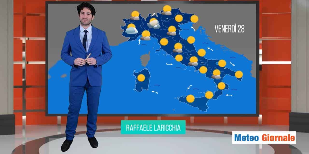 Meteo domani: l'anticiclone prende in mano le redini, ma per poco!
