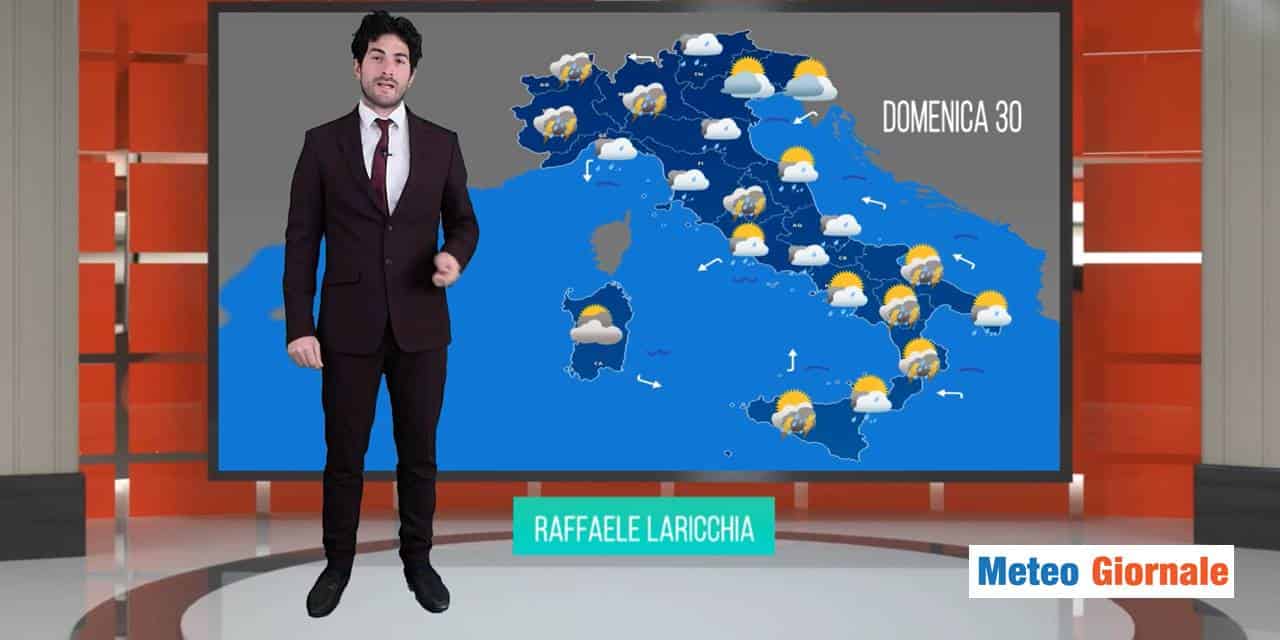 Meteo domani: il week-end regala TEMPORALI