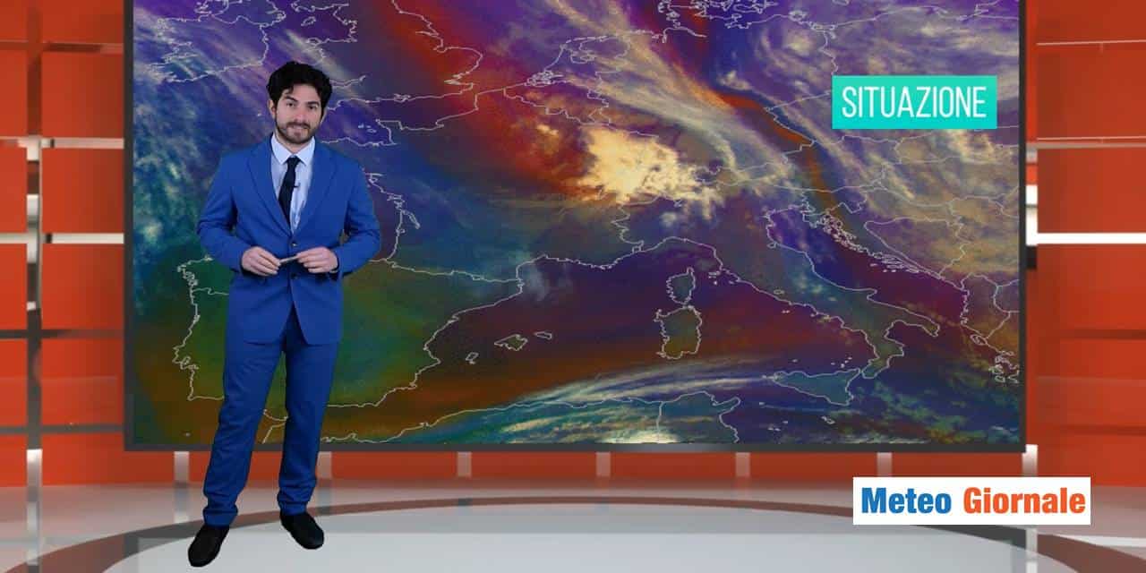 Meteo domani: vigilia di Pasqua con nubi, rovesci, TEMPORALI