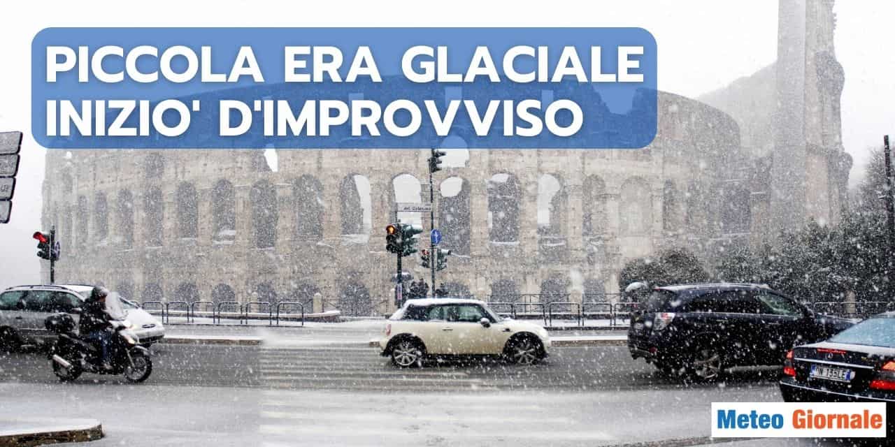 Piccola Era Glaciale iniziò improvvisa. Tempi di ritorno. Nuova scoperta dell'Università del Massachusetts